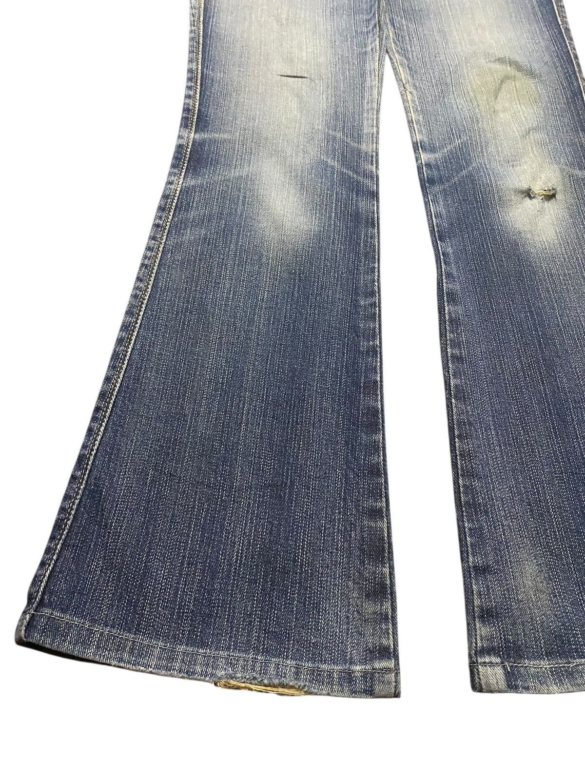 Edwin Vintage Edwin Vienus Jeans Flare Denim Size 27" / US 4 / IT 40 - 7 Thumbnail