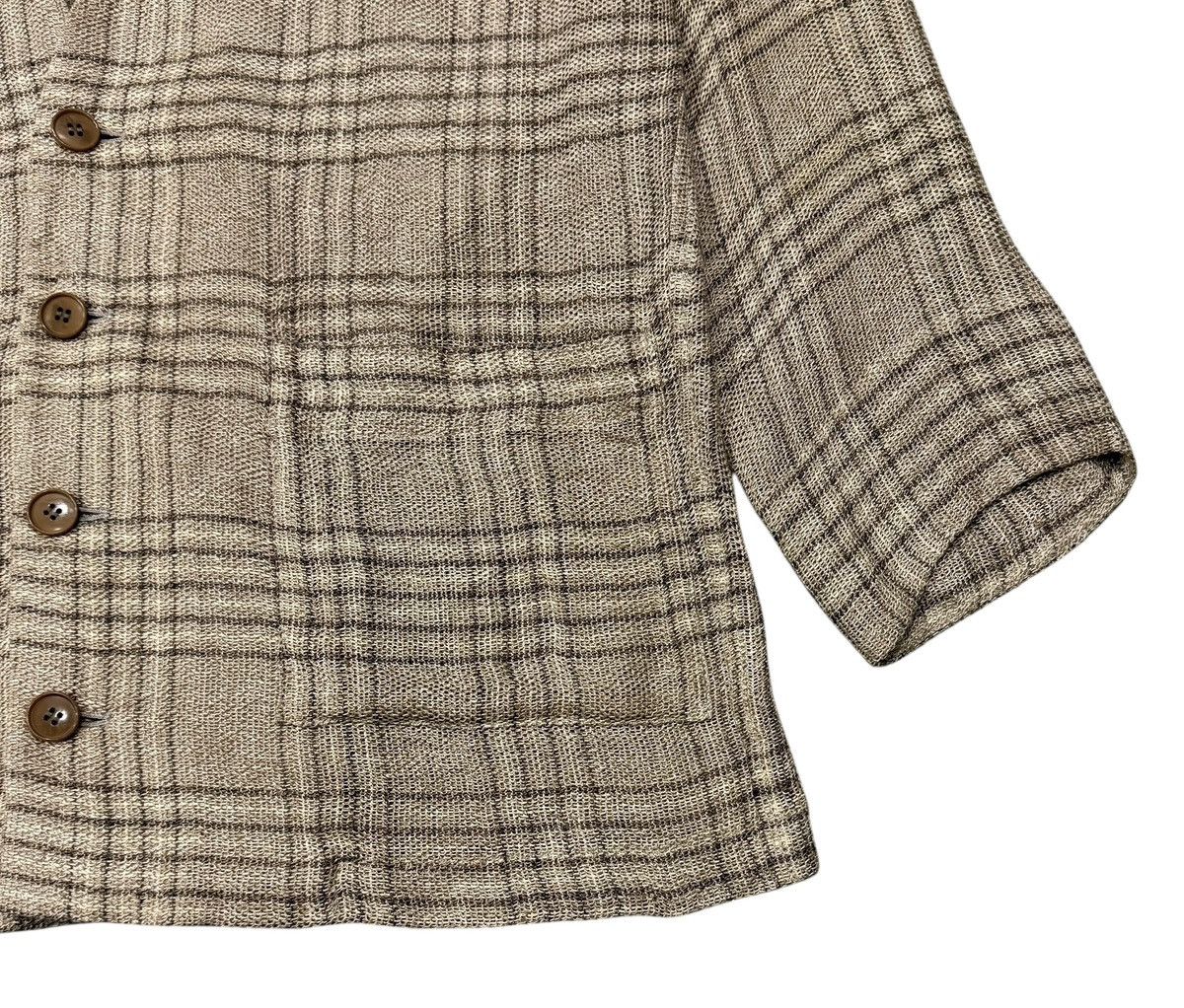 Bajra Vintage Bajra Checkered Cardigan Oversize Style Jacket Size US XL / EU 56 / 4 - 3 Thumbnail
