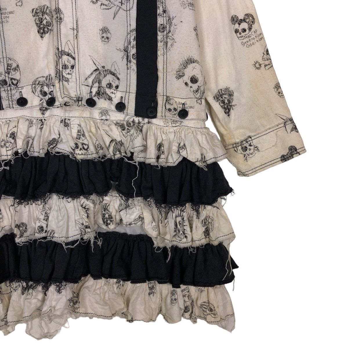 Japanese Brand 🔥PUNK DESIGN BONDAGE JACKET SKELETON ALGONQUINS JAPAN MADE Size M / US 6-8 / IT 42-44 - 8 Thumbnail