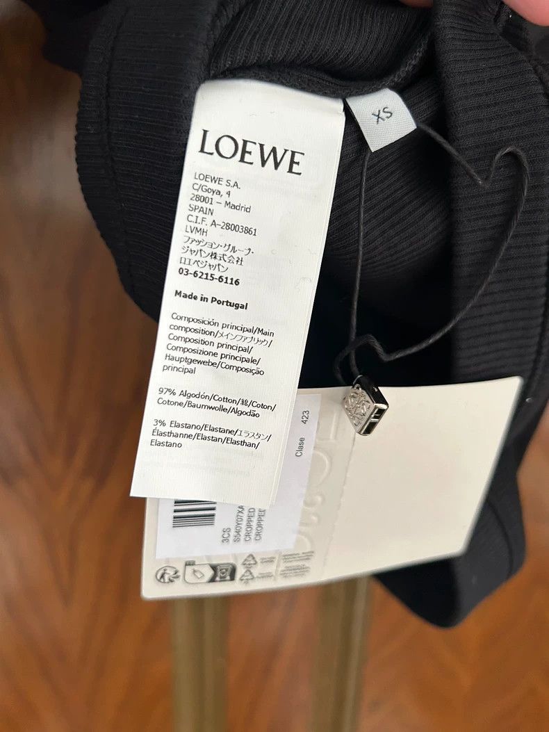 Loewe LOEWE Short black sports vest Size XS / US 0-2 / IT 36-38 - 4 Thumbnail