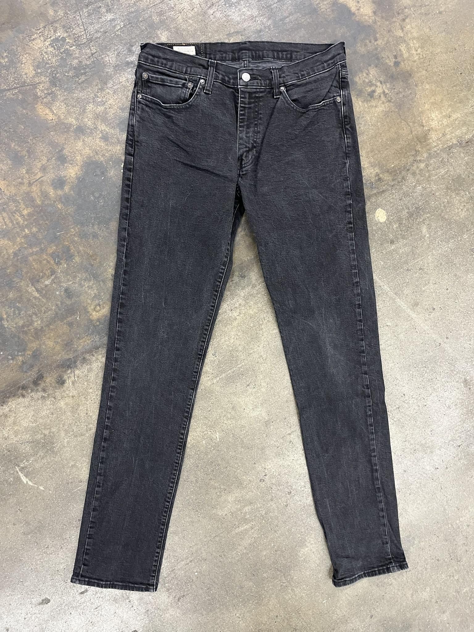 image of Vintage Levis Lvc 511 Black Denim (Tan Back Patch), Men's (Size 34)