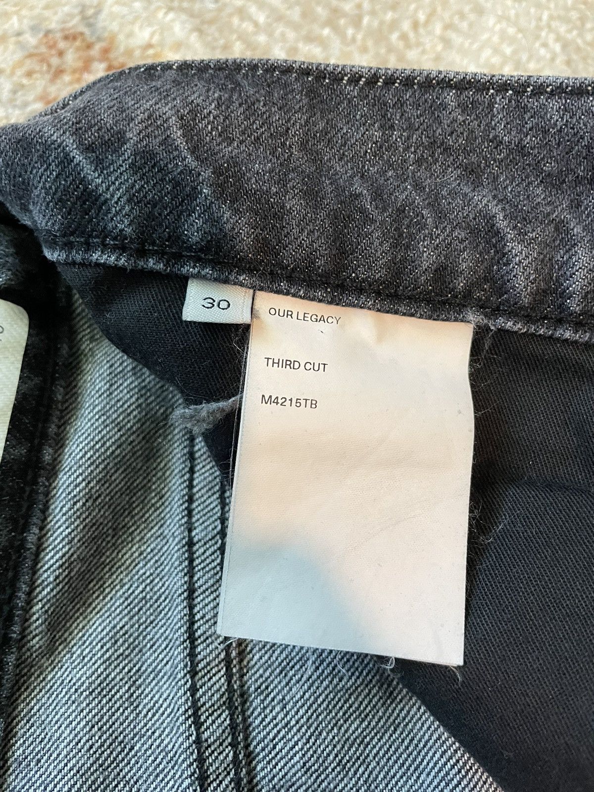 Our Legacy Our Legacy Third Cut Slash Denim Size US 30 / EU 46 - 5 Thumbnail