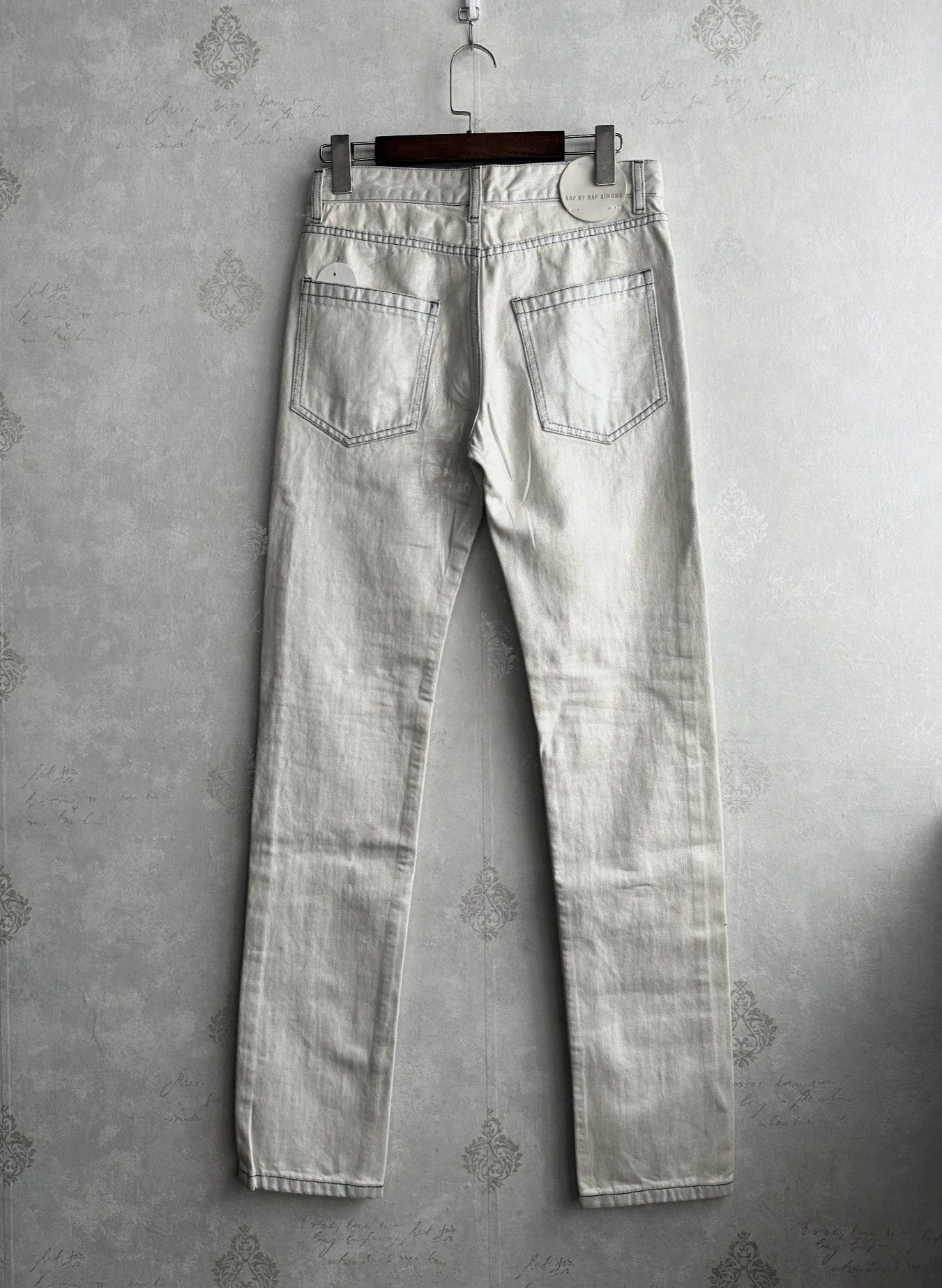 Raf by Raf Simons Raf by Raf Simons 2007ss brushed-leather jeans Size US 30 / EU 46 - 2 Thumbnail