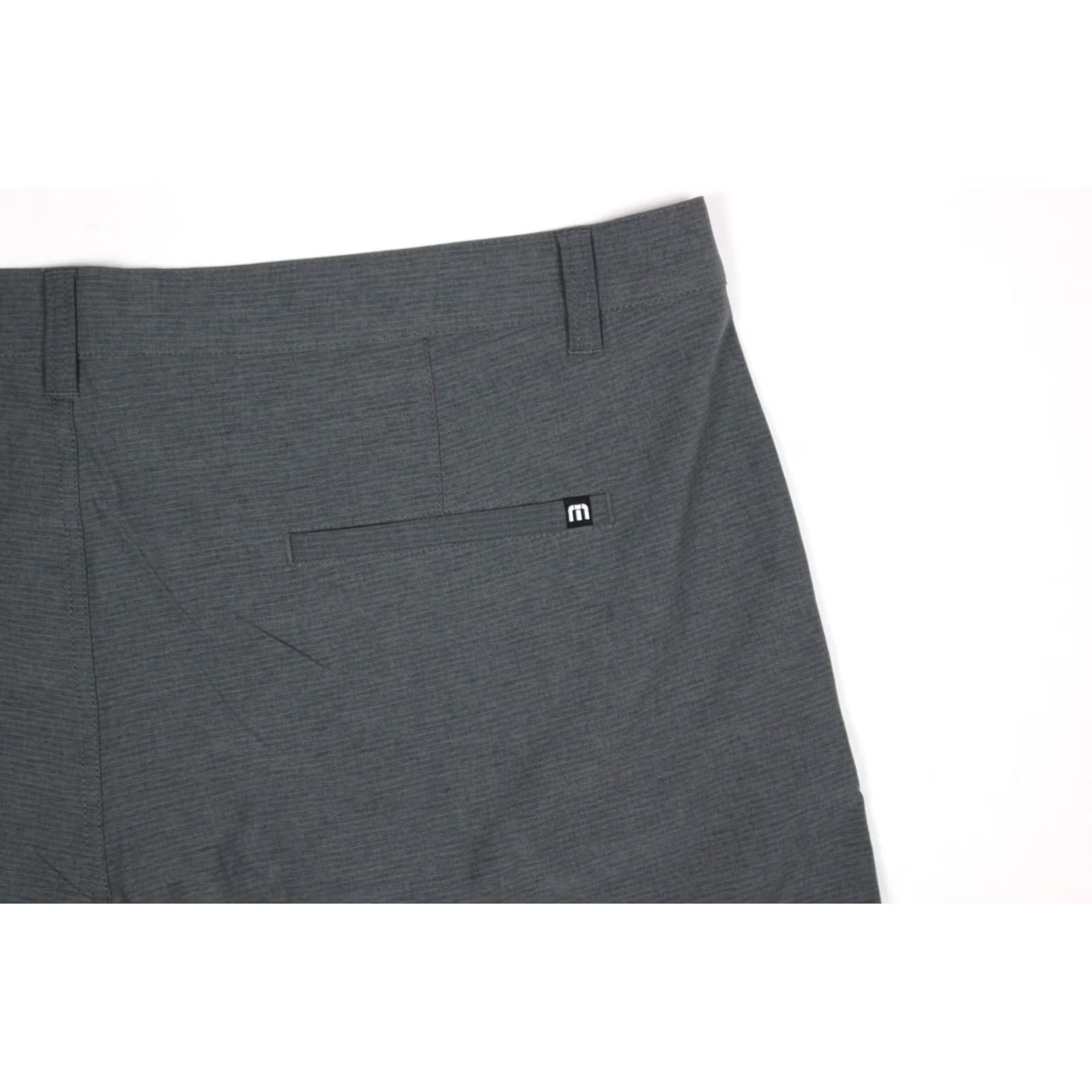 TravisMathew Travis Mathew Mens Sand Harbor Golf Shorts Heather Dk Gray Micro Stripe 1MW397 Size US 42 / EU 58 - 3 Thumbnail