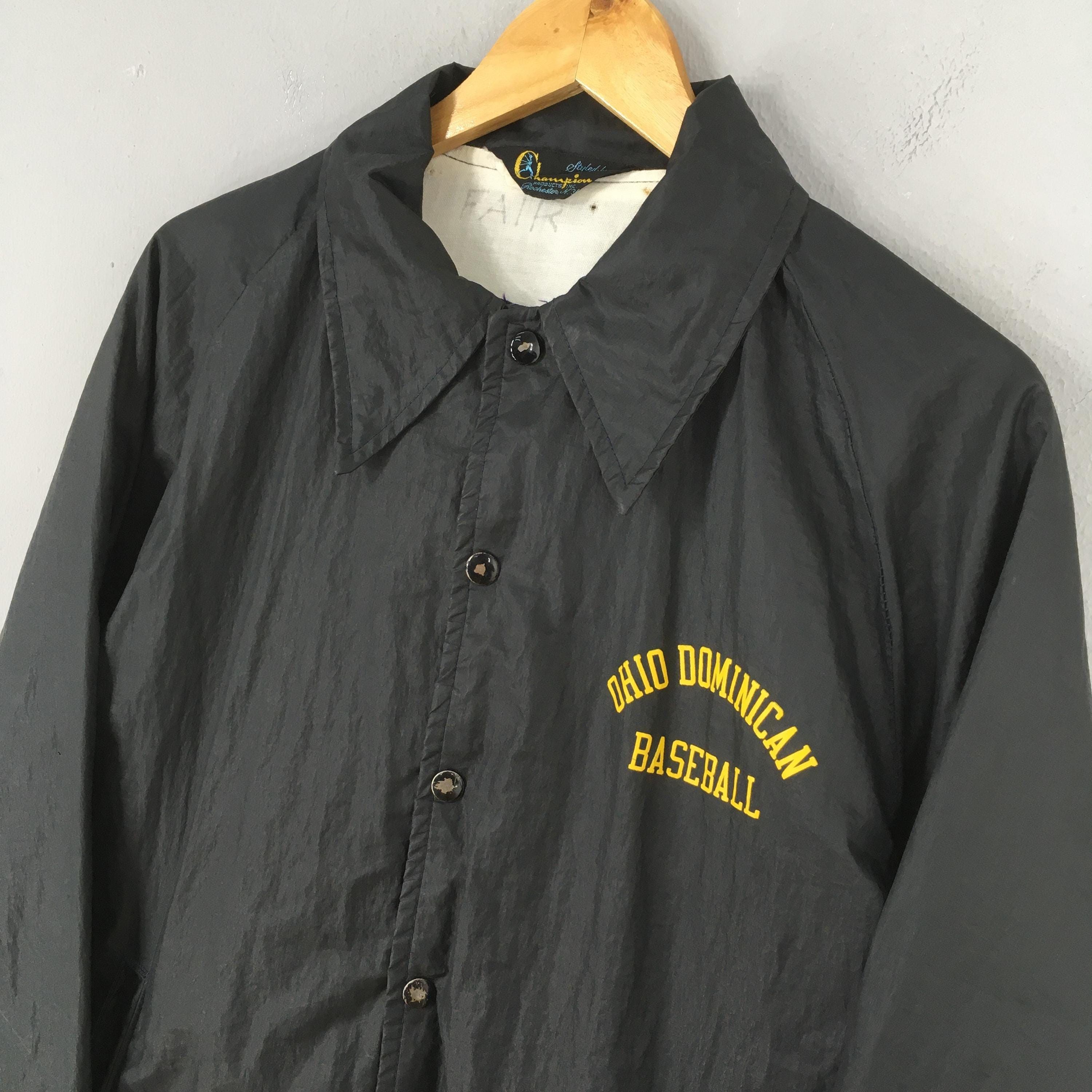 NCAA 1950s Champion Ohio Dominican Baseball Windbreaker Jacket XL Size US XL / EU 56 / 4 - 4 Thumbnail