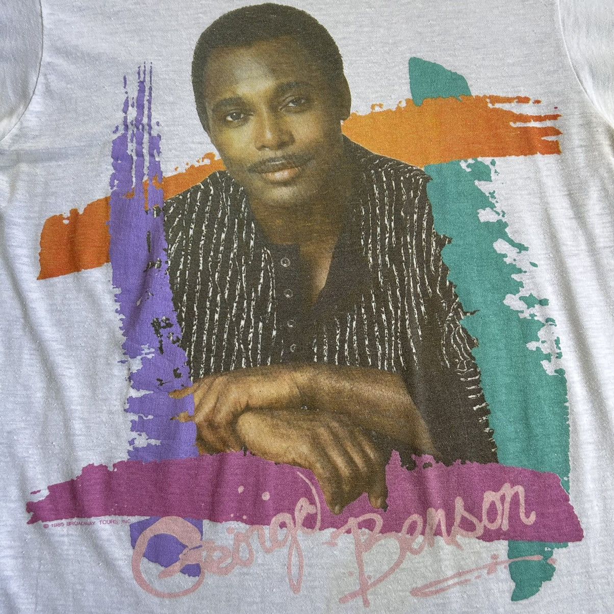 Band Tees × Vintage Vintage 1985 George Benson t-shirt Size US M / EU 48-50 / 2 - 2 Thumbnail