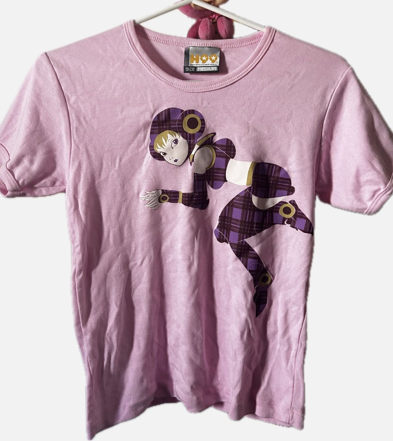Happy99 Happy99 REM Portrait Baby Tee - Pink Size M / US 6-8 / IT 42-44 - 1 Thumbnail