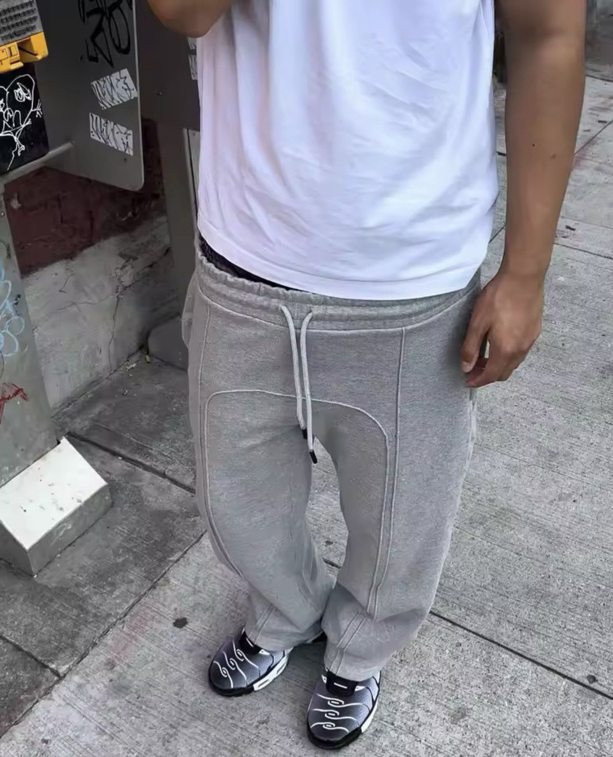 Japanese Brand × Other Pure Cotton Elastic Waist Baggy Sweatpants Size US 30 / EU 46 - 2 Thumbnail