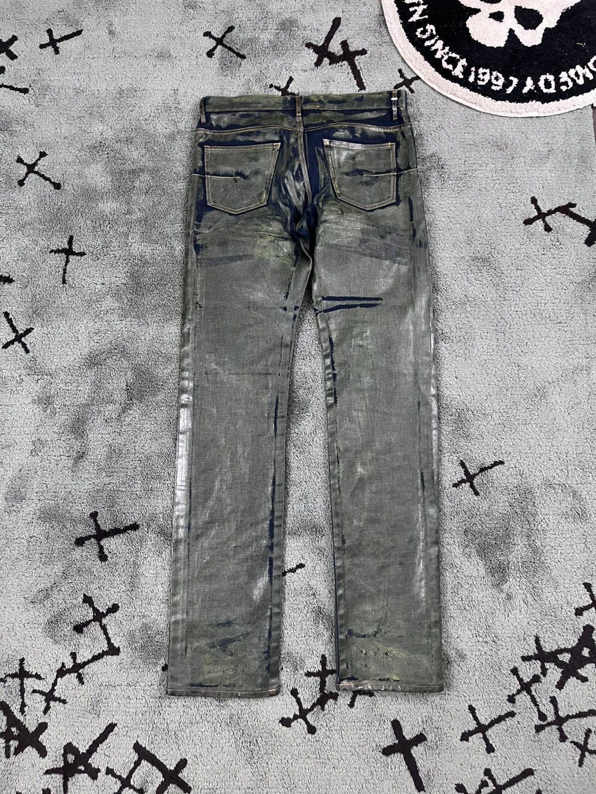 Dior Dior AW03 Green “Luster” Denim Size US 34 / EU 50 - 2 Thumbnail
