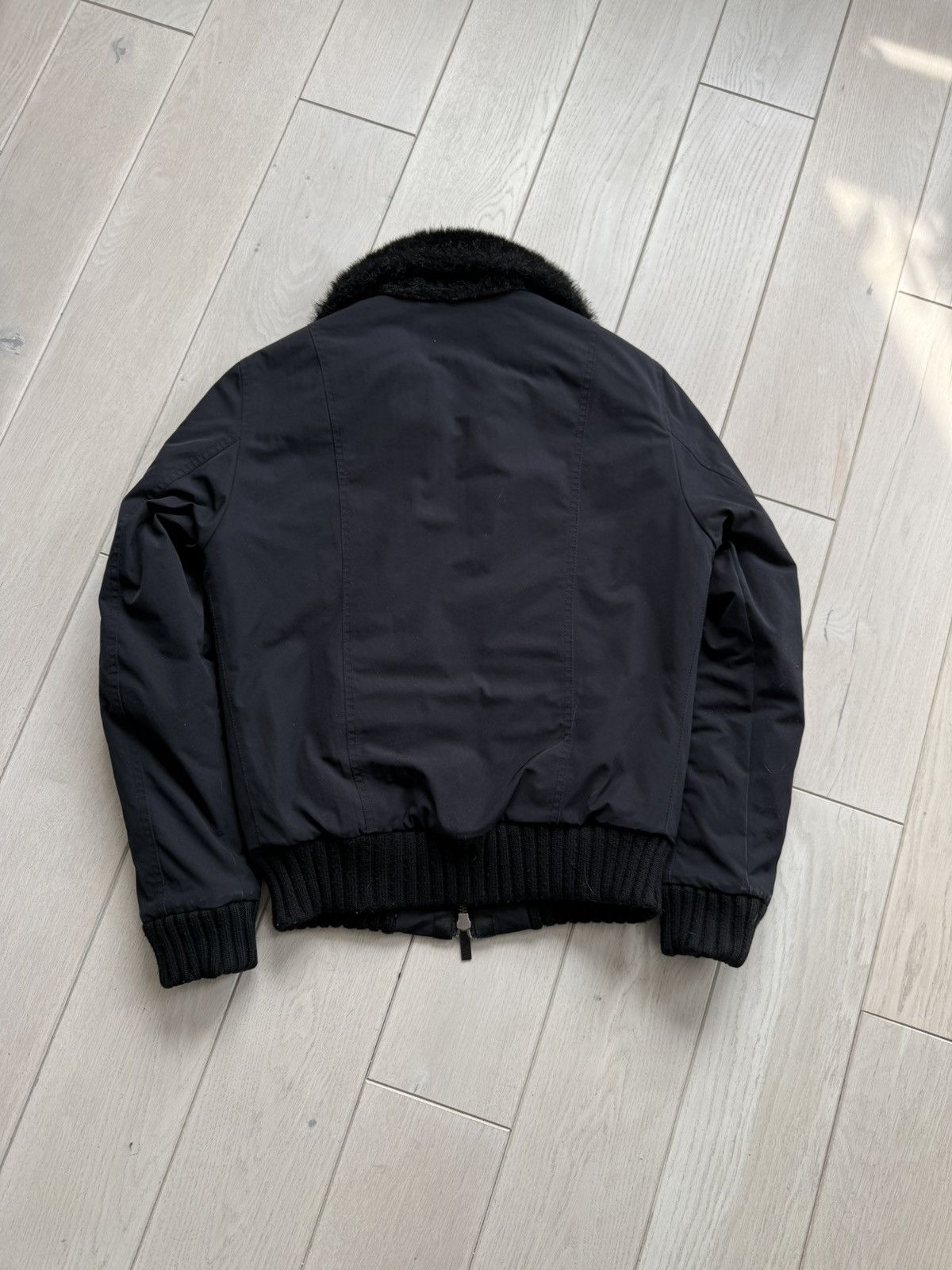 Emporio Armani × Vintage Vintage Emporio Armani Bomber Jacket sheraling fur Size US S / EU 44-46 / 1 - 3 Thumbnail