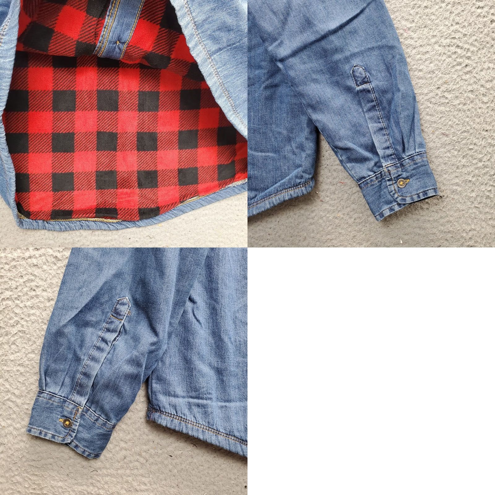 Lee Riders by Lee Denim Shacket Womens Small Blue Shacket Denim Jacket Shacket Blanked Lined Button Front Womens Size S Blue Jacket Size S / US 4 / IT 40 - 8 Thumbnail