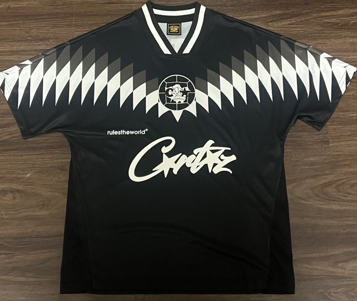 Corteiz 2025 Corteiz Japan Flames Football Soccer Jersey White M