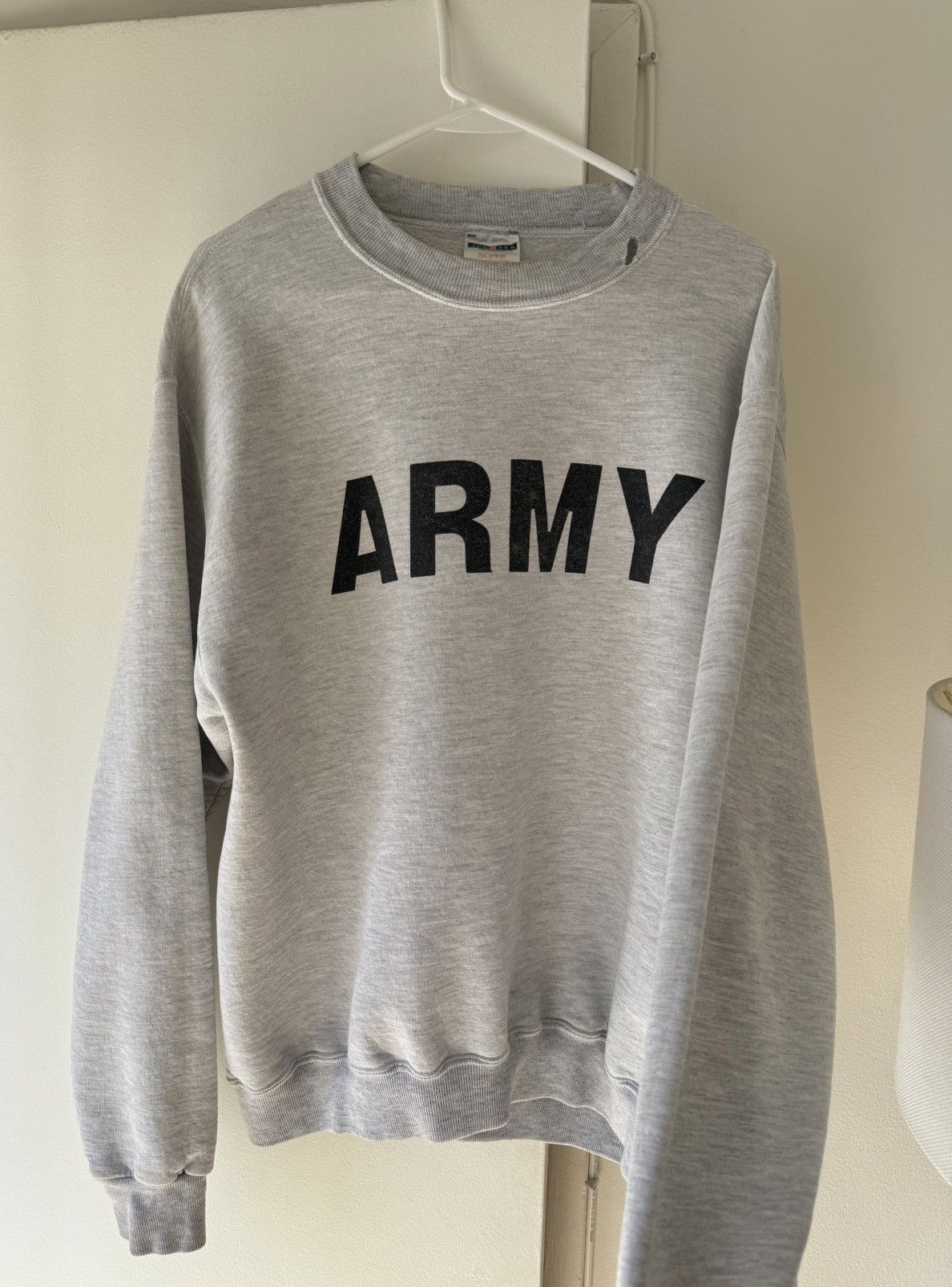 Vintage ARMY Grey Sweatshirt Size US M / EU 48-50 / 2 - 1 Thumbnail