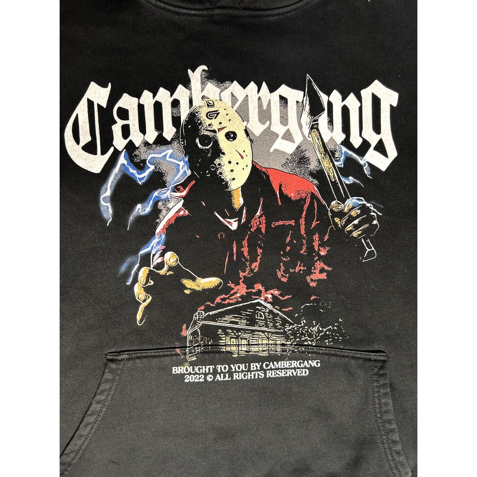 Vintage Friday the 13th Jason Voorhees Cambergang Pullover Hoodie Size US L / EU 52-54 / 3 - 3 Thumbnail