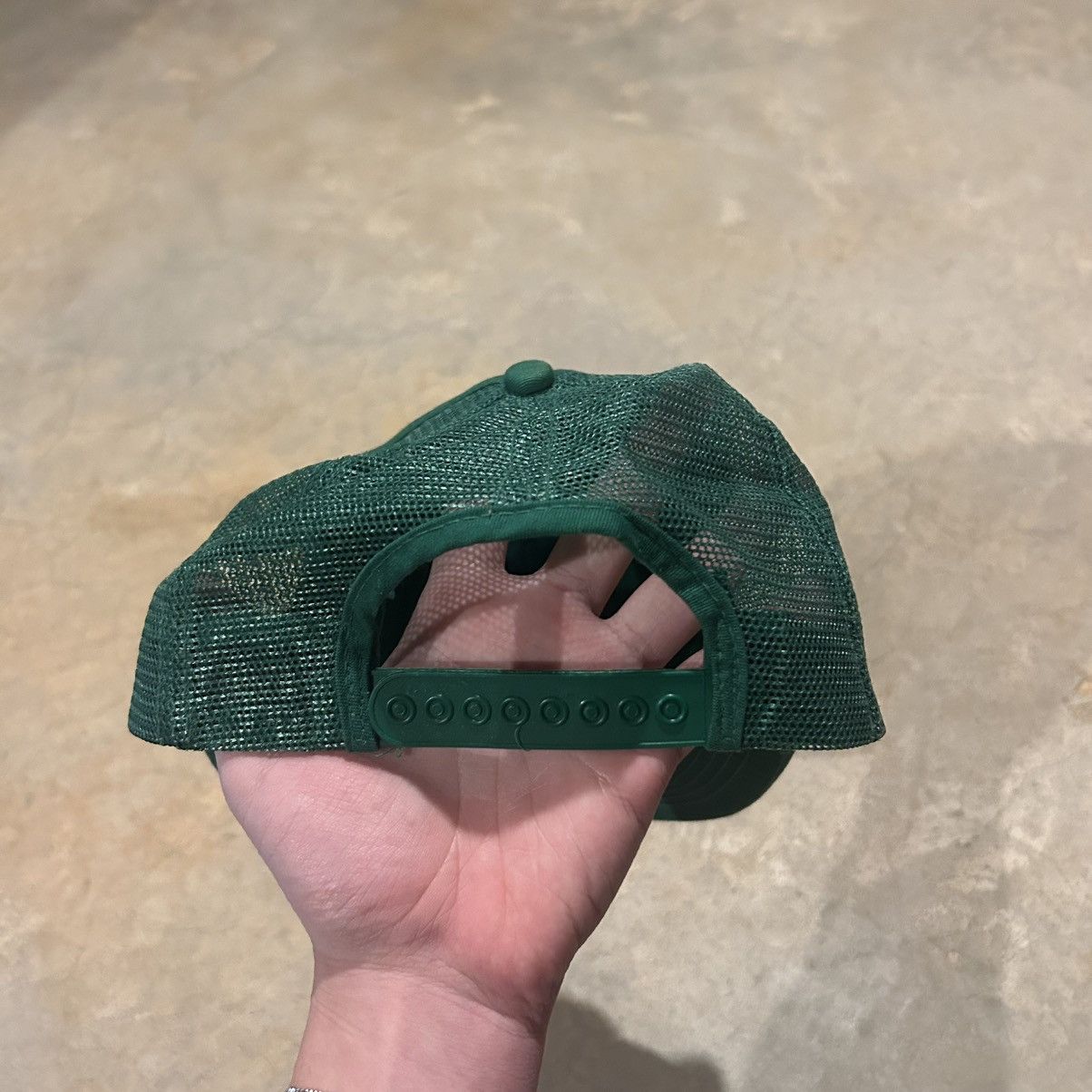 John Deere × Vintage Vintage 90s John Deere K Products Mesh Trucker Hat Size ONE SIZE - 4 Thumbnail