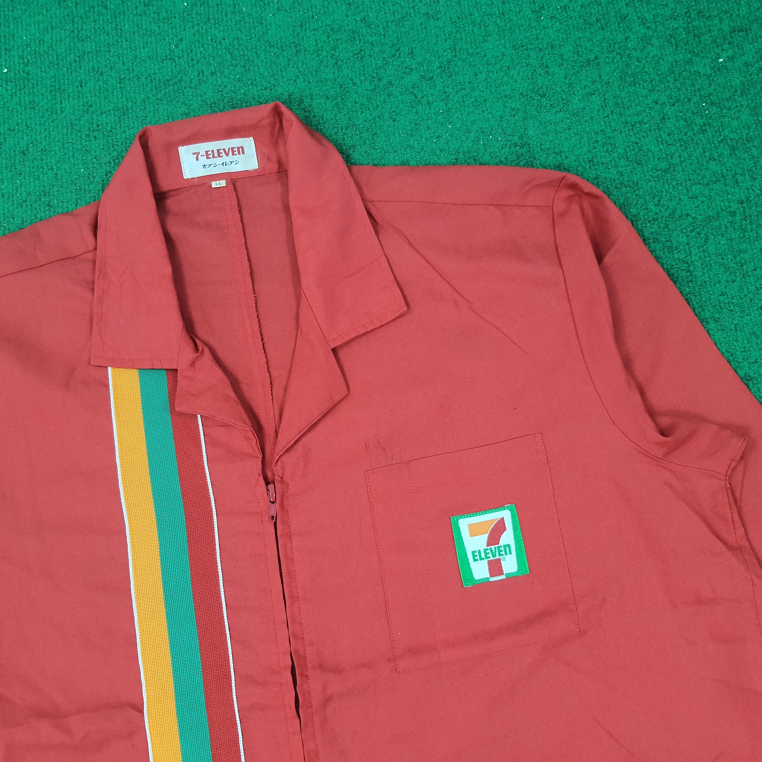 Japanese Brand × Vintage Vintage 7 Eleven Japan Worker Staff Uniform Jacket C219N59 Size US XL / EU 56 / 4 - 2 Thumbnail