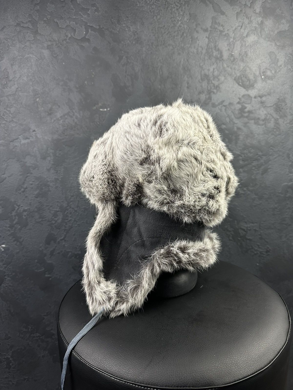 Hysteric Glamour × Japanese Brand Y2K Style Mohair Fuzzy Ushanka Hat Faux Fur Distressed 90s Size ONE SIZE - 2 Thumbnail