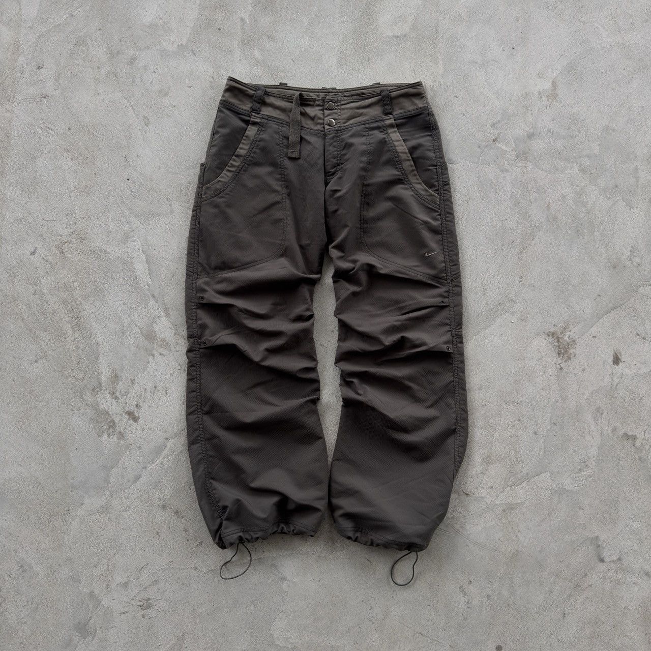 Nike Vintage Nike Parachute Nylon Baggy Track Pants Size 32" / US 10 / IT 46 - 1 Thumbnail