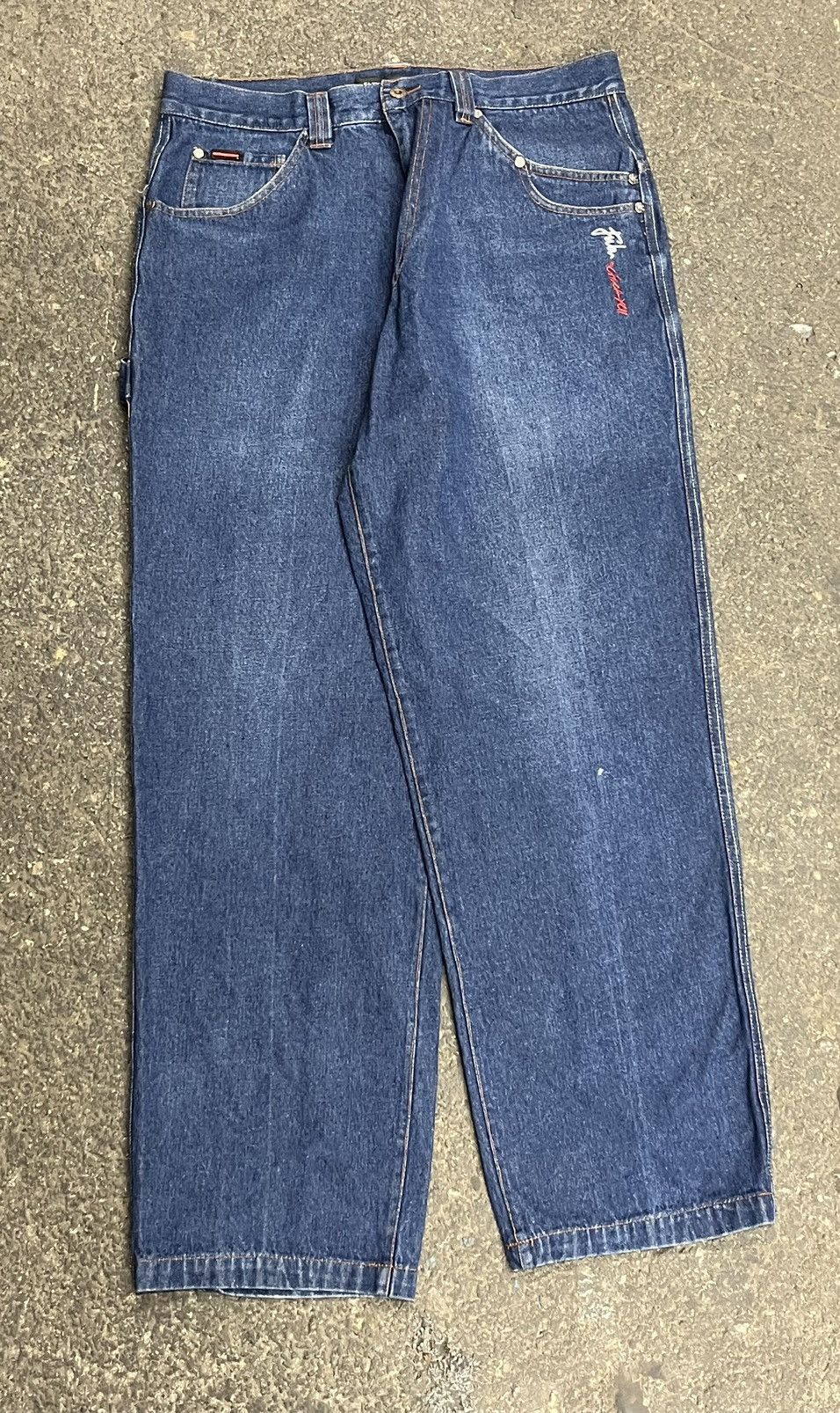 Fubu × Vintage Y2k baggy fit wide leg Fubu skater pants hype rare Size US 34 / EU 50 - 6 Thumbnail