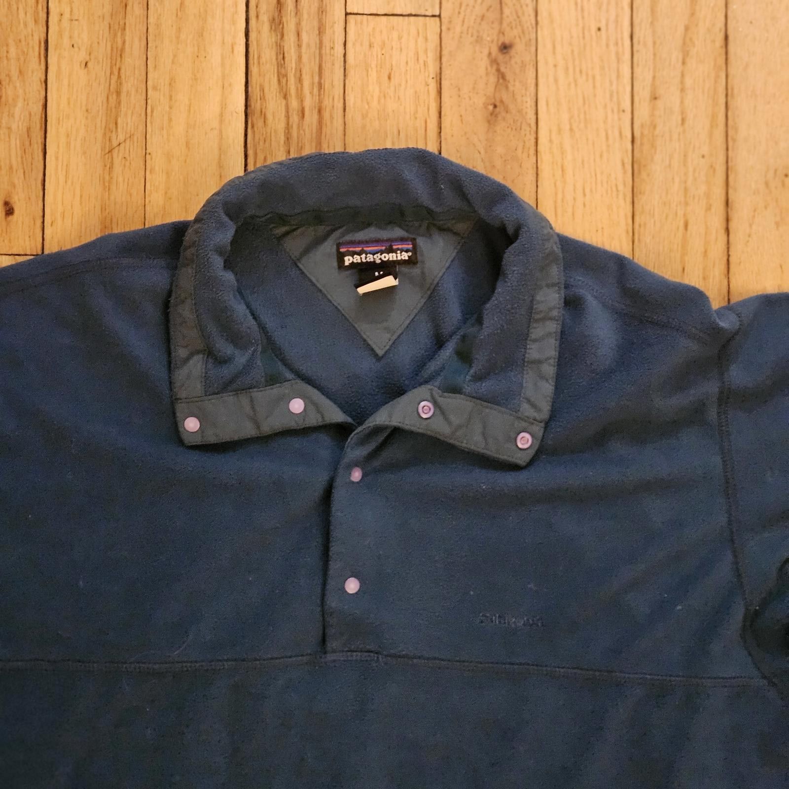 Patagonia Patagonia Men's Fleece Pullover - Navy Blue, Size M Size US M / EU 48-50 / 2 - 2 Thumbnail
