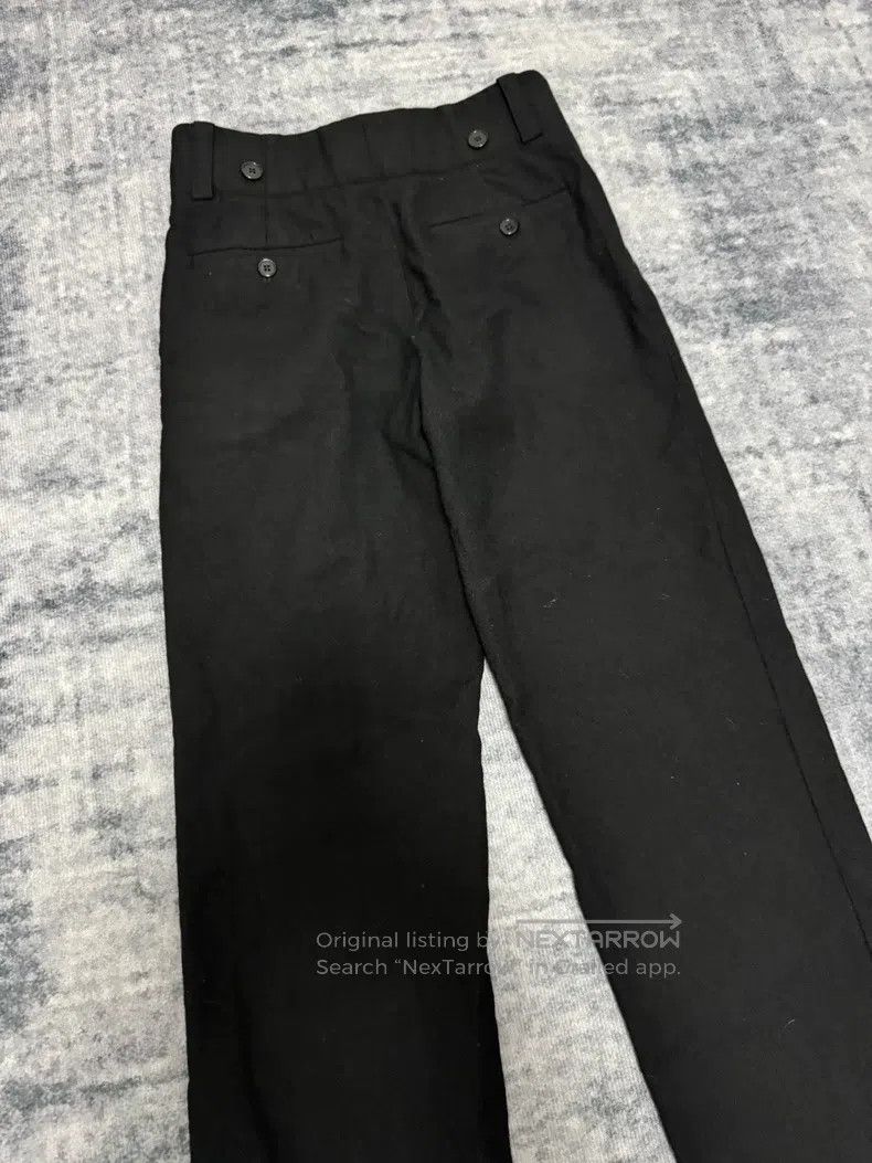 Saint Laurent Paris Saint Laurent Paris Black straight wool trousers Size US 28 / EU 44 - 4 Thumbnail