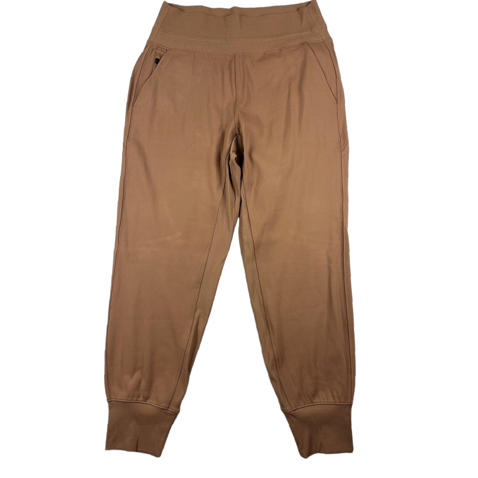 Athleta Venice Jogger Pants Womens Medium Brown High Rise Stretch