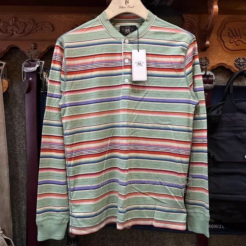 RRL Ralph Lauren RRL Ralph Lauren Pure cotton Henry collar base shirt Size US M / EU 48-50 / 2 - 1 Thumbnail