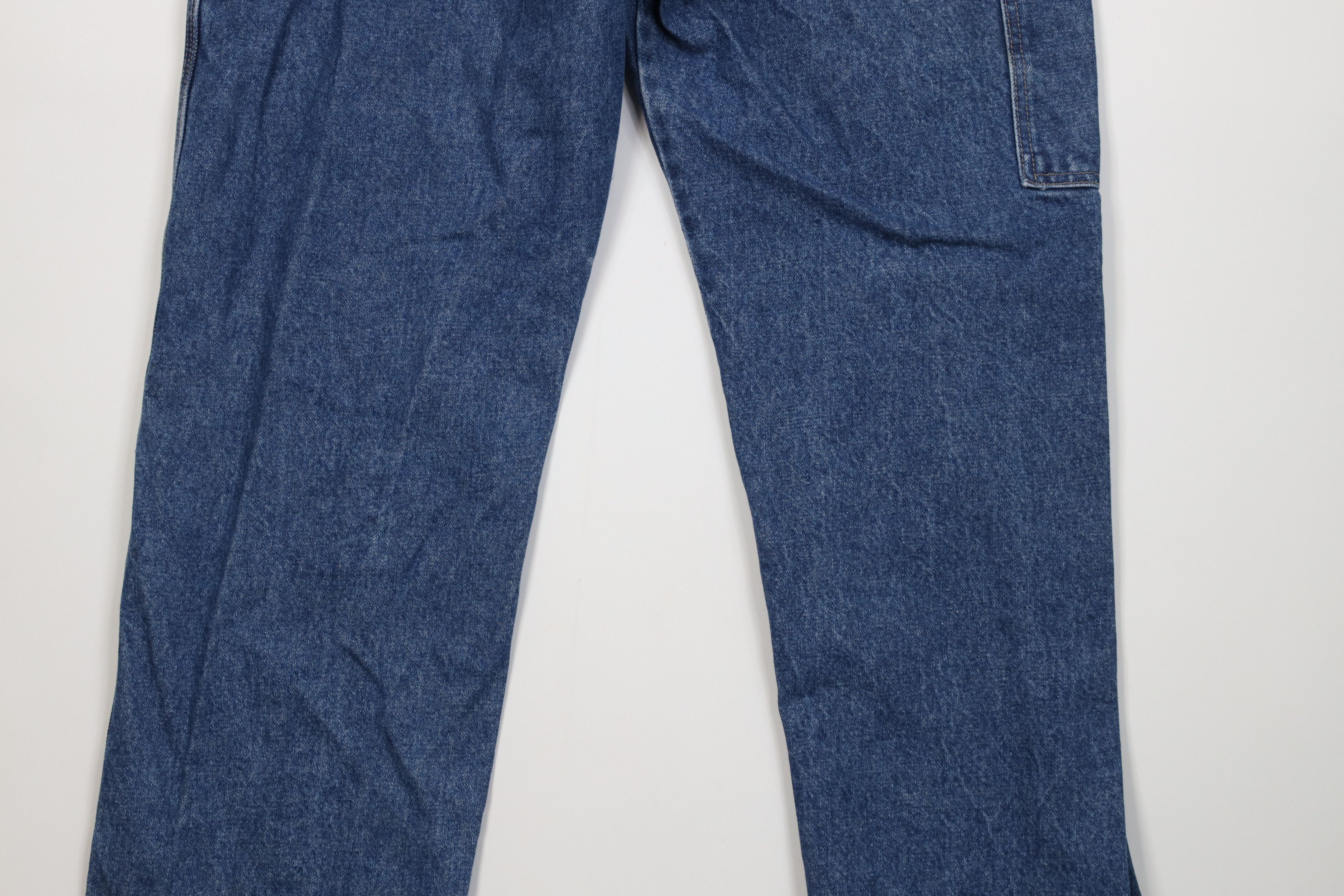 Vintage Bulwark FR Fire Flame Resistant Wide Leg Denim Jeans Blue Size US 38 / EU 54 - 12 Thumbnail