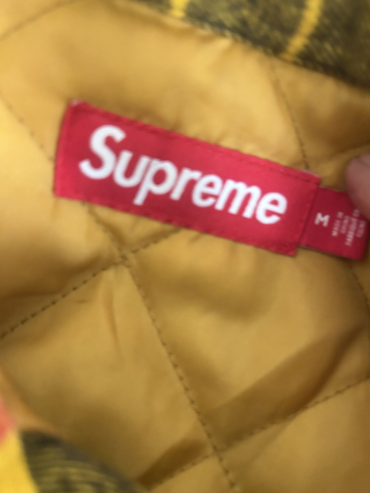 Supreme Supreme FW24 Quilted flannel jacket Size US M / EU 48-50 / 2 - 2 Thumbnail