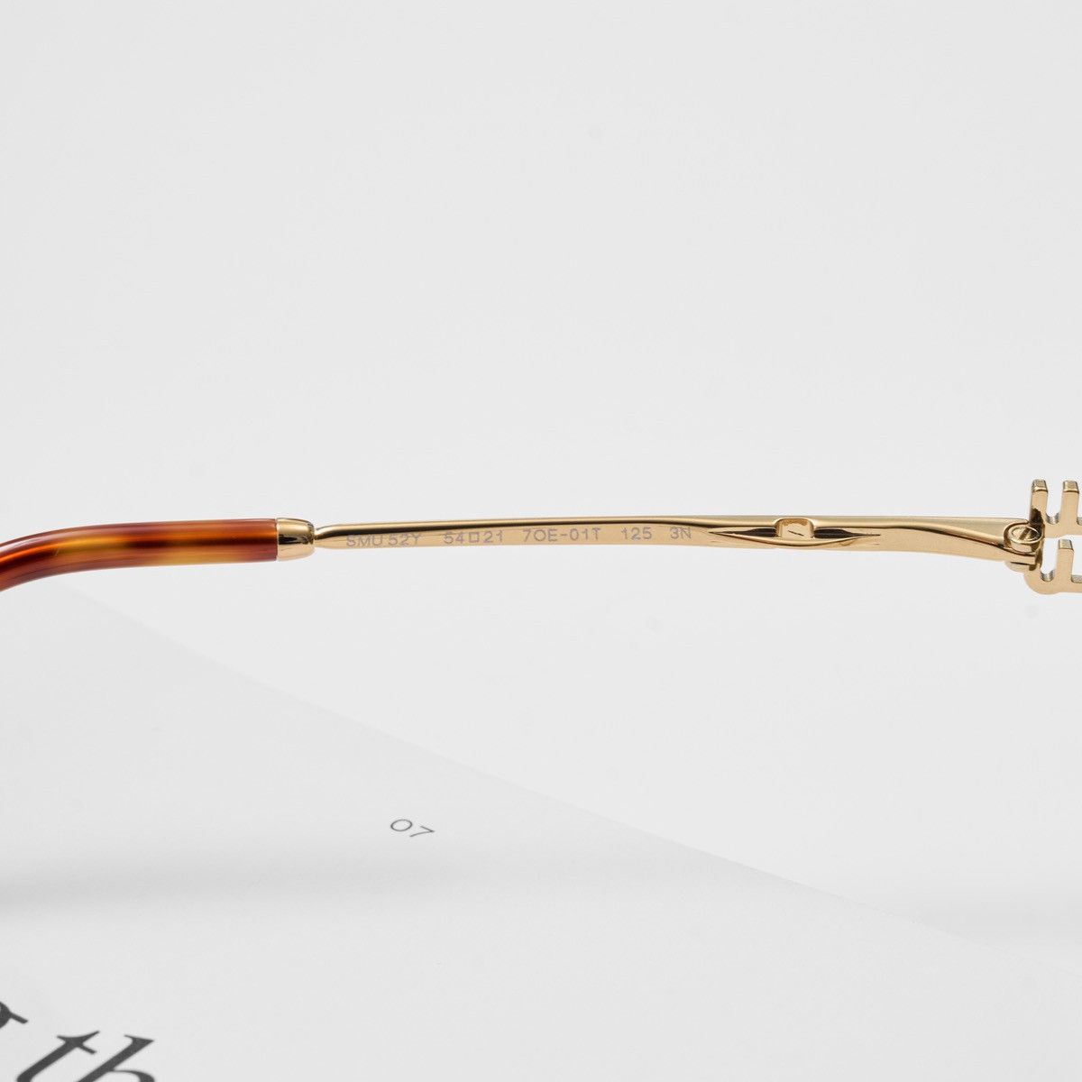 Miu Miu MIU MIU 0MU 52YS 7OE01T SUNGLASSES Size ONE SIZE - 5 Thumbnail