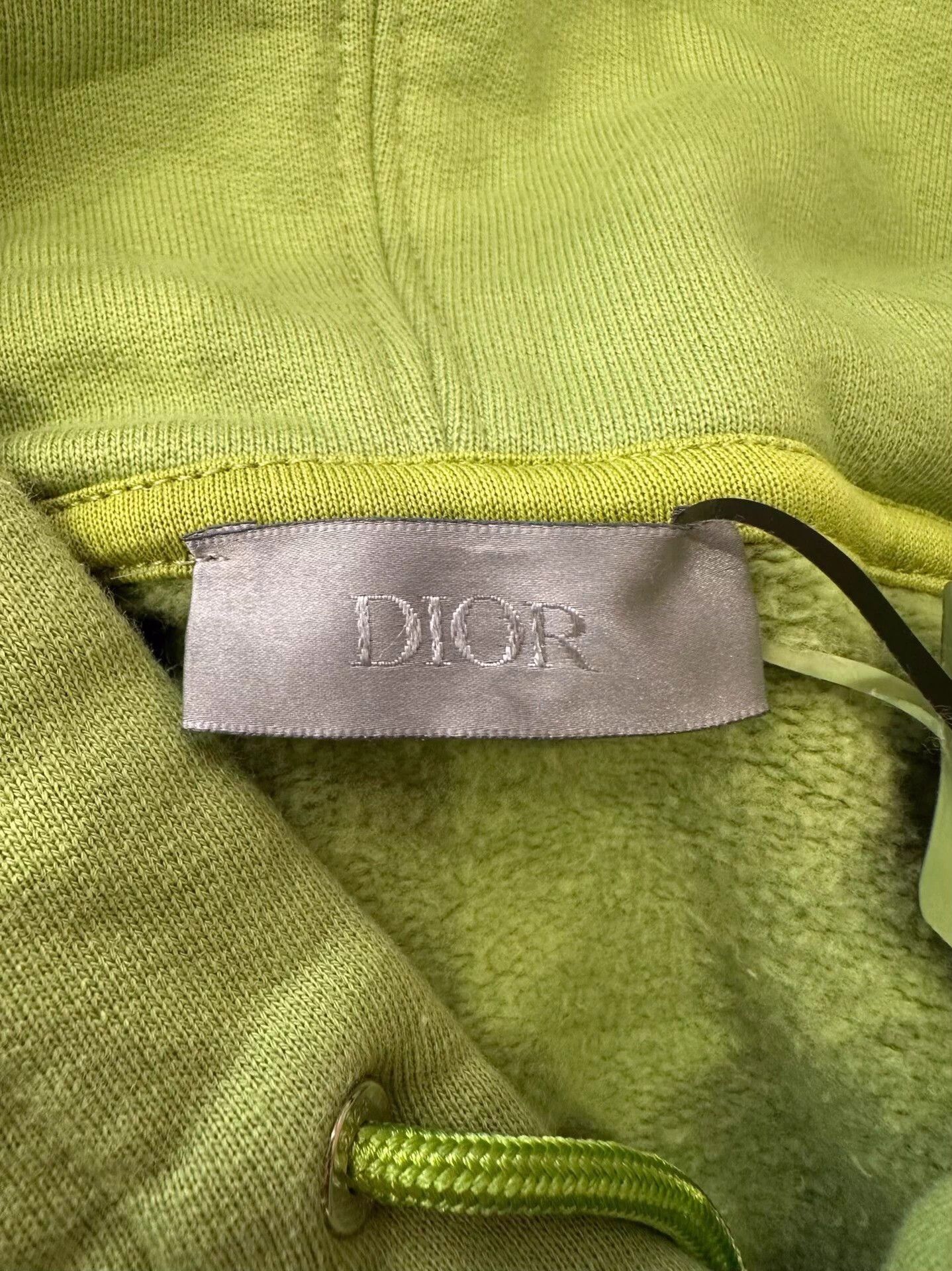 Dior Dior Men's Green Hoodie White CD Logo S Size US S / EU 44-46 / 1 - 5 Thumbnail