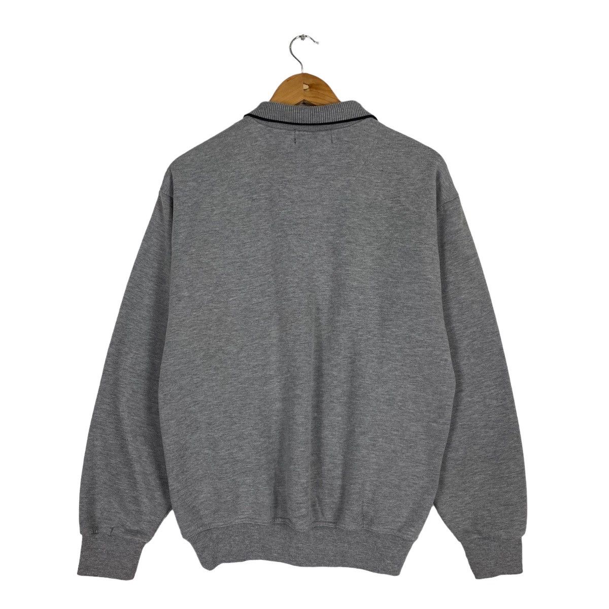 Designer Vintage 90s Claudio Valentino Collar Sweatshirt Size M Size US L / EU 52-54 / 3 - 9 Thumbnail