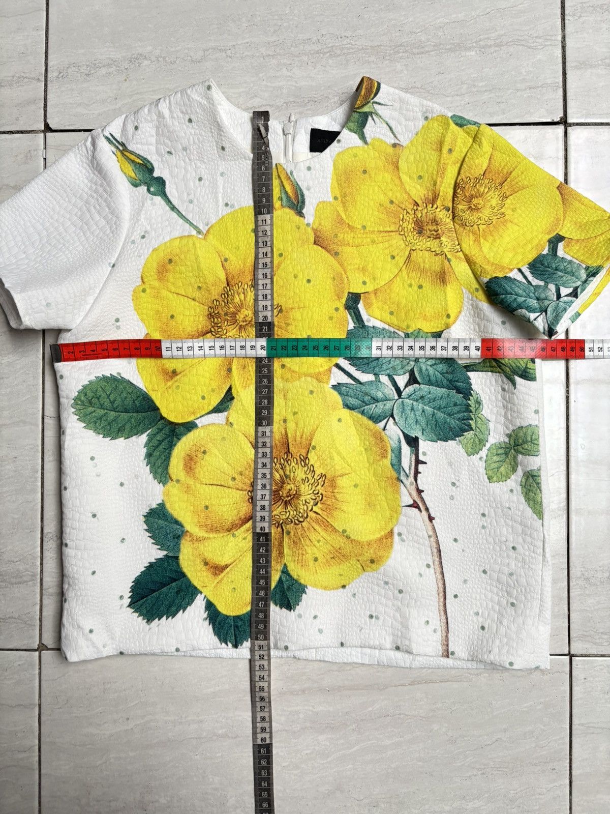 Akira AKIRA NAKA Flower Motive T-shirt Size XS / US 0-2 / IT 36-38 - 7 Thumbnail