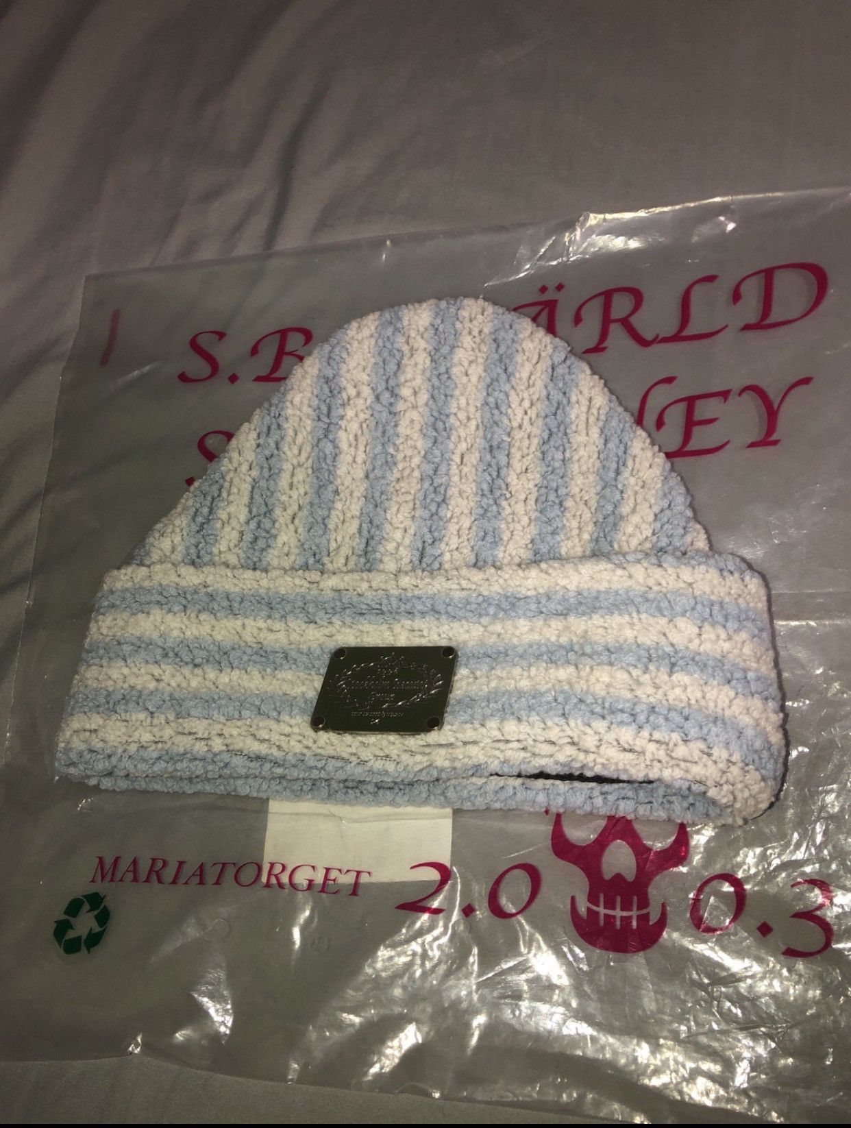 Sad Boys Sadboysgear blue beanie Size ONE SIZE - 1 Thumbnail
