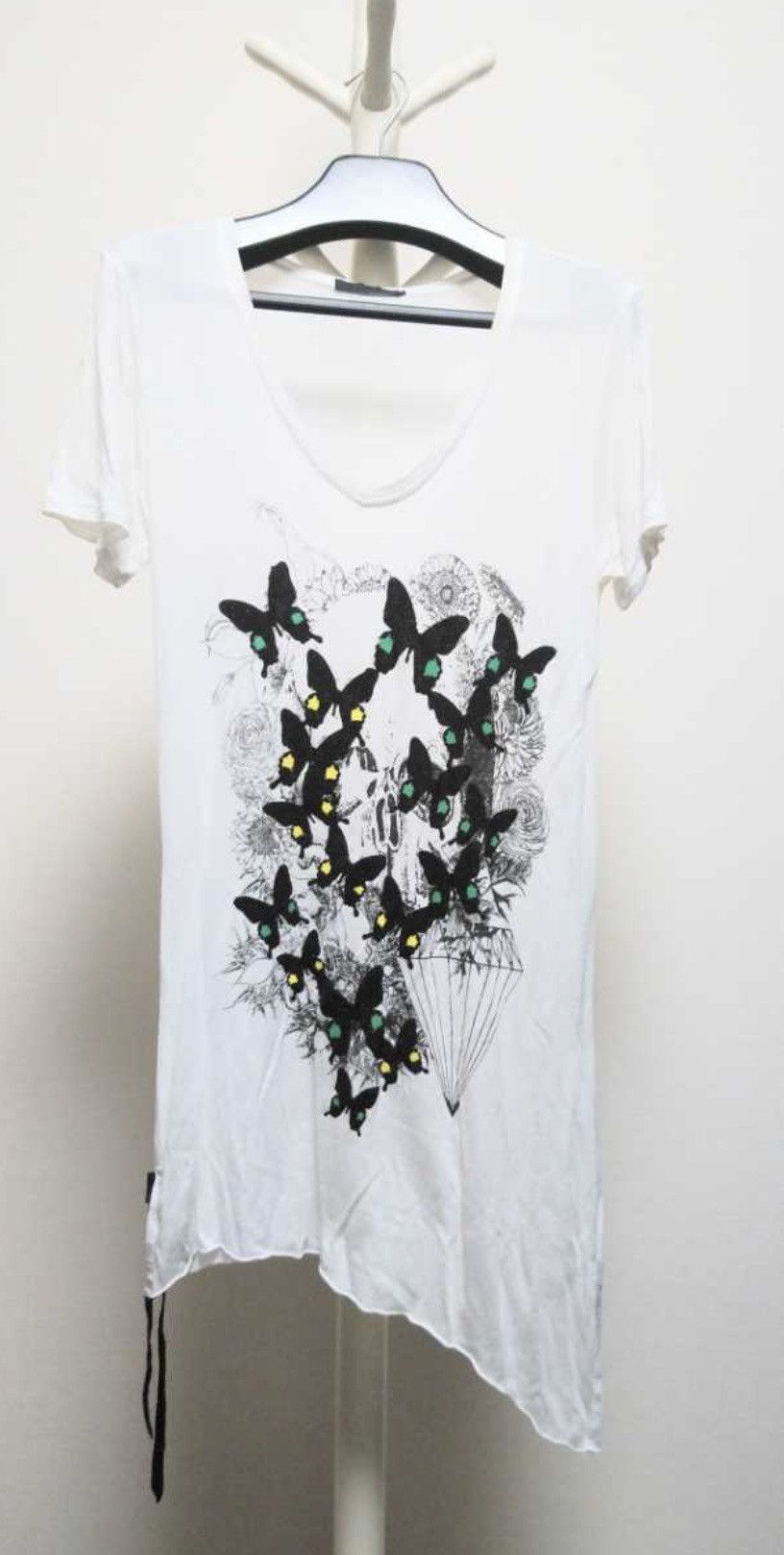 Japanese Brand × KMRii KMRii Skull Butterfly Shirring Tee Size US M / EU 48-50 / 2 - 1 Thumbnail