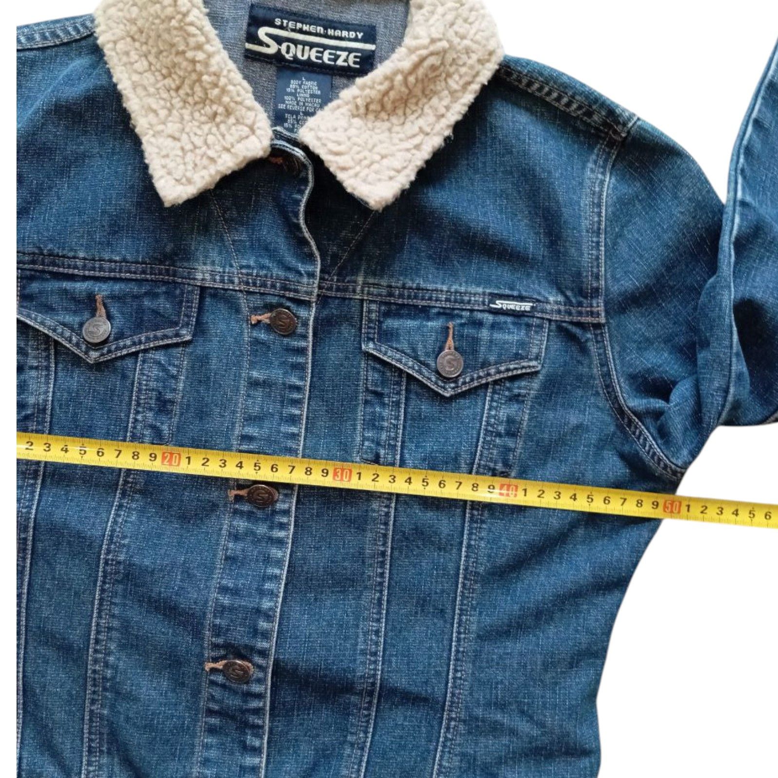 Other Squeeze Stephen Hardy Sherpa Jean Jacket L Size US L / EU 52-54 / 3 - 12 Thumbnail