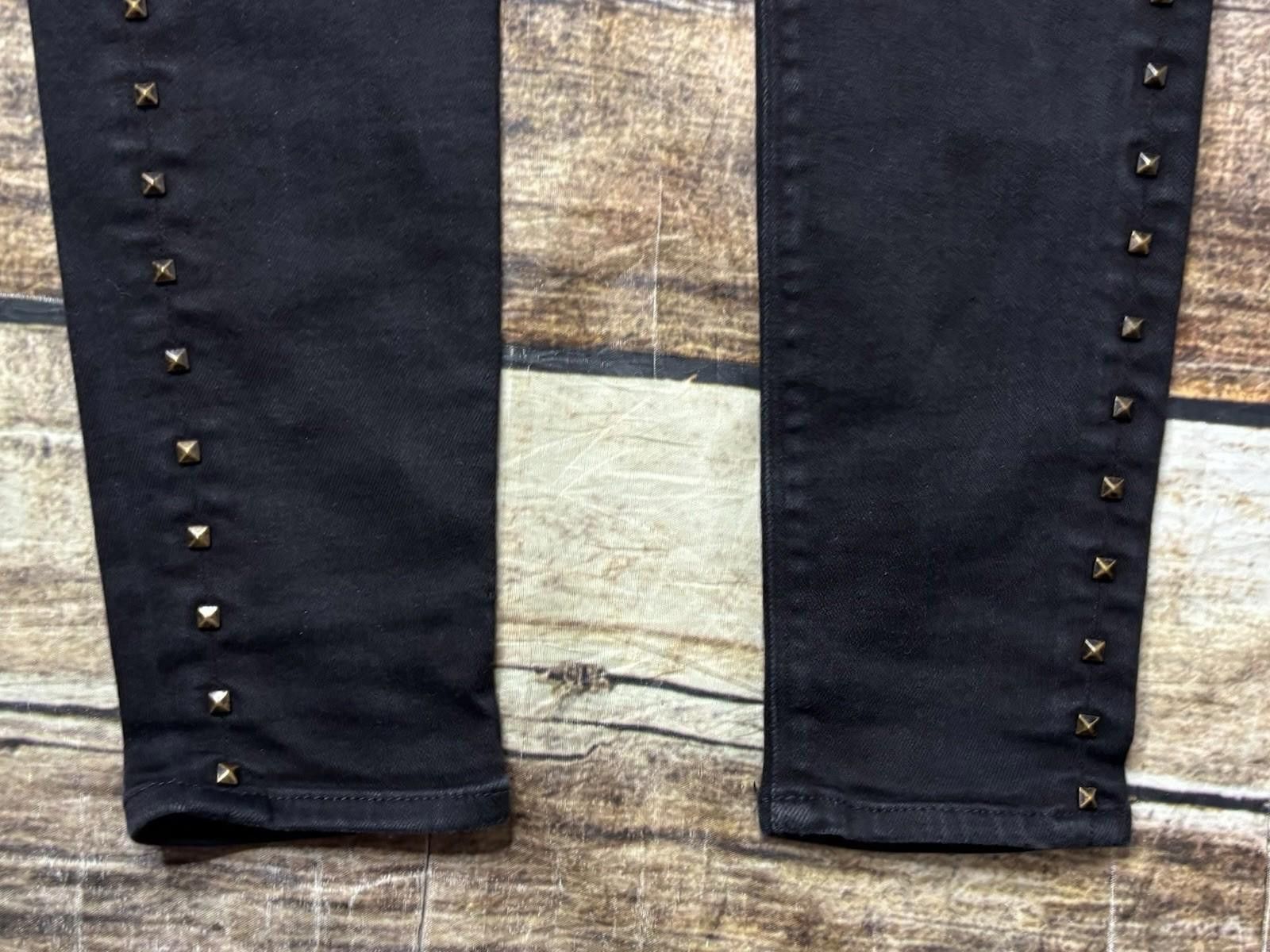 Hudson Hudson Jeans Womens 26x29 Studded Nico Midrise Skinny USA Size 26" / US 2 / IT 38 - 6 Thumbnail