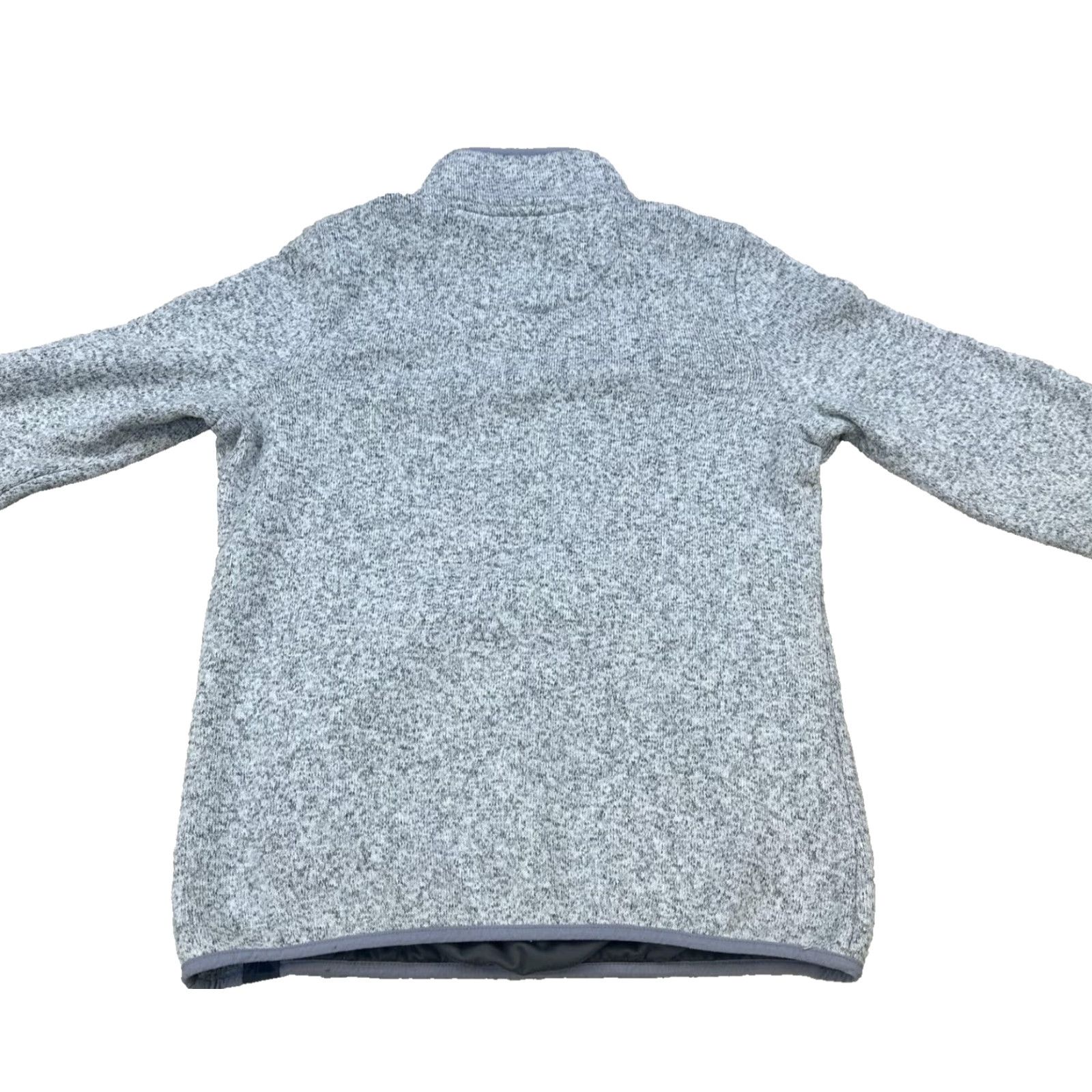 Vintage LL Bean Pullover Womens Medium Gray Fleece Sweater Outdoor 1/4 Zip Cozy Hiking Size M / US 6-8 / IT 42-44 - 7 Thumbnail