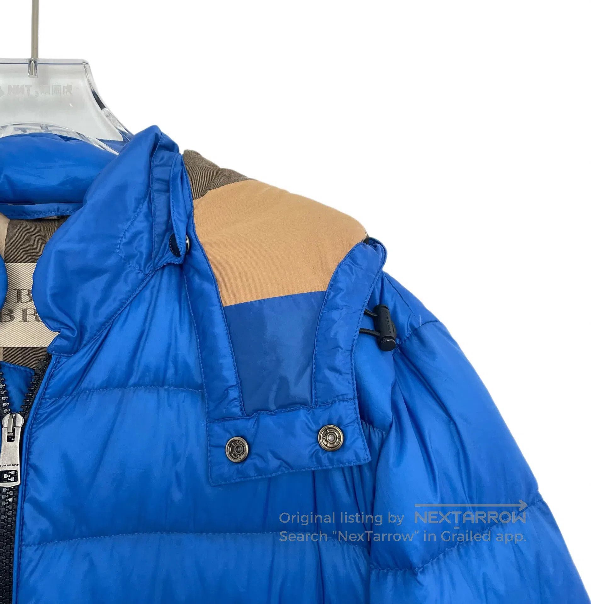 Burberry Burberry Blue Removable Hooded Zipper Long Sleeve Down Jac Size US XL / EU 56 / 4 - 3 Thumbnail
