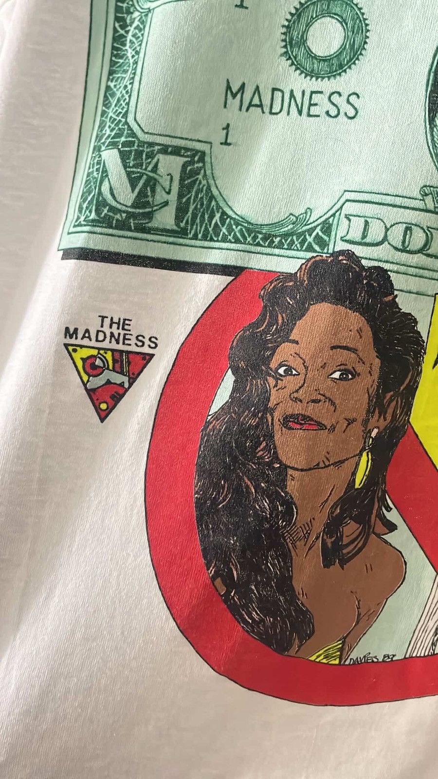 Rap Tees Rare Vintage 80s Kool Moe Dee I want Money Rap T-Shirt Size US L / EU 52-54 / 3 - 4 Thumbnail