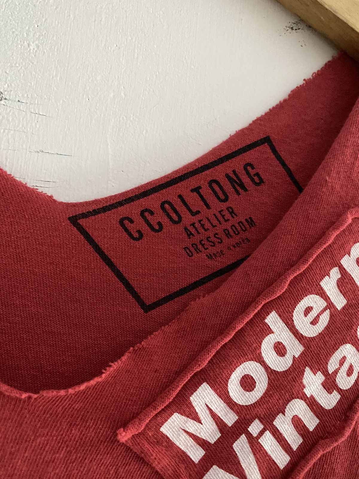 If Six Was Nine × Japanese Brand × Le Grande Bleu (L.G.B.) Japanese Ccoltong atelier distressed sleeveless tshirt Size US L / EU 52-54 / 3 - 5 Thumbnail