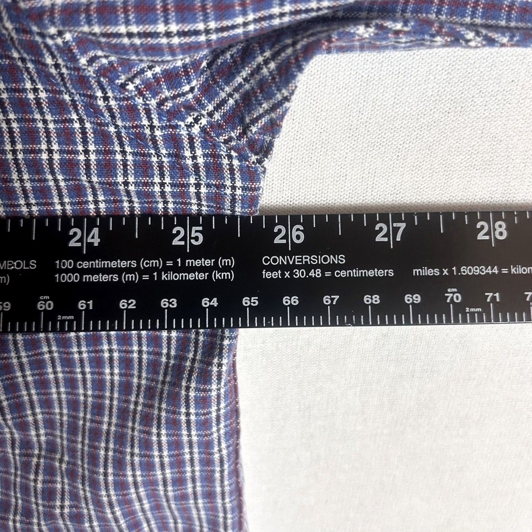 Eddie Bauer Eddie Bauer Mens Plaid Long Sleeve Button-Up Shirt LT Tall Purple Size LT Big & Tall Size US L / EU 52-54 / 3 - 4 Thumbnail