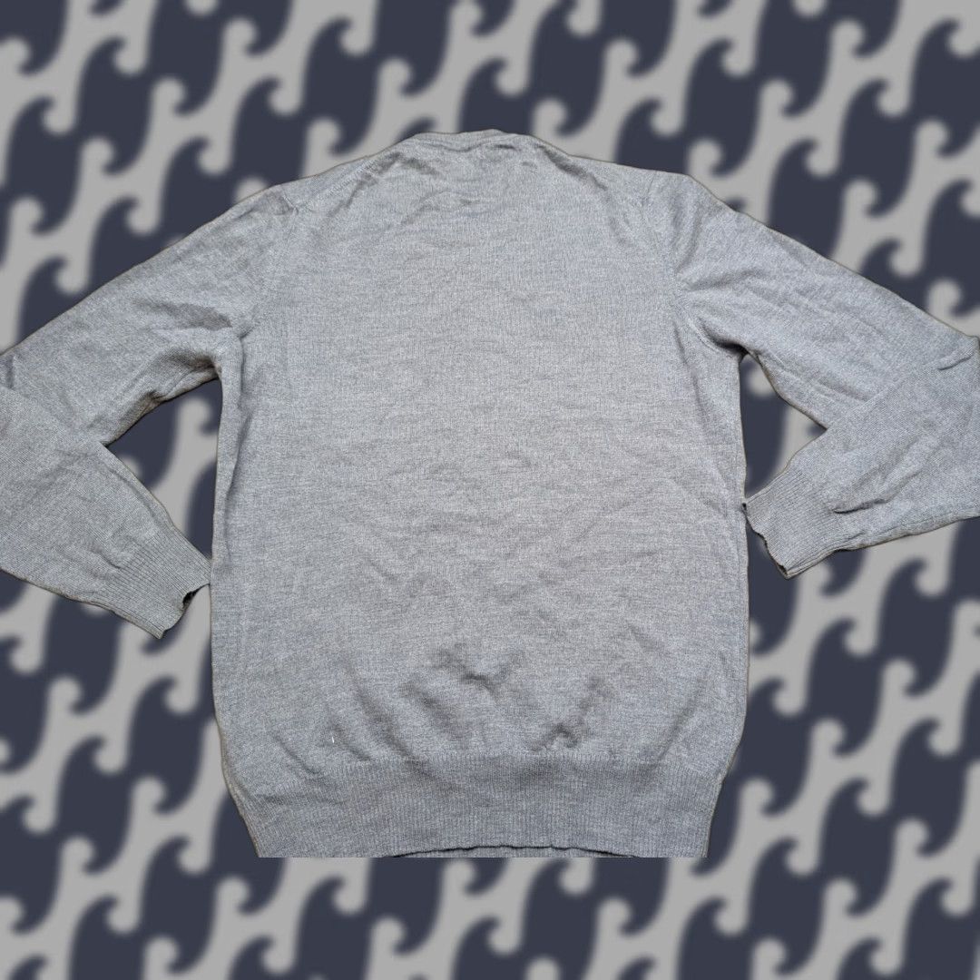 J.Lindeberg J. Lindeberg Mens Pullover Size Small Gray Merino Wool Long Sleeve Round Neck Knit Sweater Casual Mens Size US S / EU 44-46 / 1 - 1 Thumbnail
