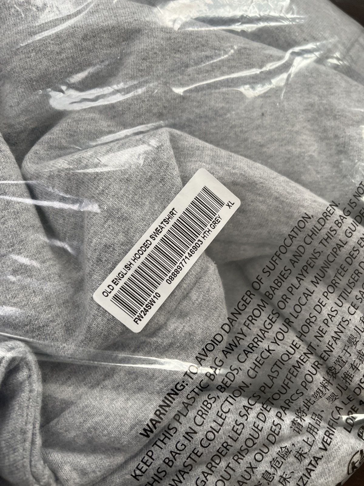 Supreme Supreme Old English arc Hooded Sweatshirt XL Size US XL / EU 56 / 4 - 5 Thumbnail