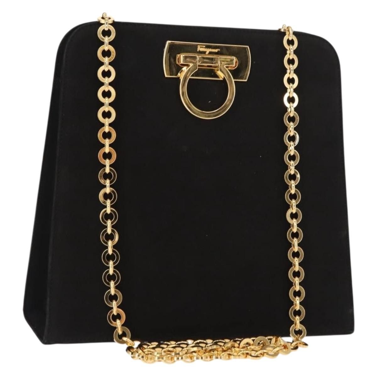 Salvatore Ferragamo Salvatore Ferragamo Vintage Gancini Chain Suede Size ONE SIZE - 1 Thumbnail