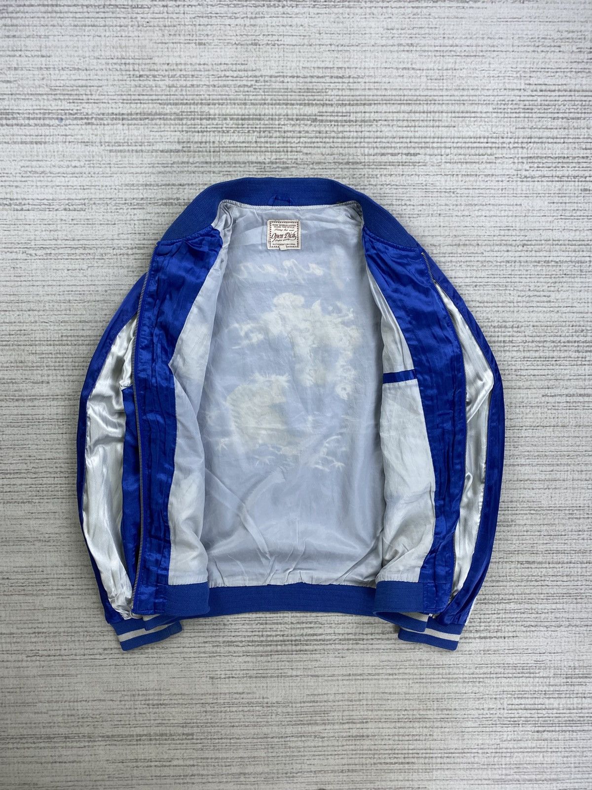 Japanese Brand × Vintage Vtg Open Dich Japan Dragon X Tiger Embroidery Sukajan Jacket Size US M / EU 48-50 / 2 - 6 Thumbnail