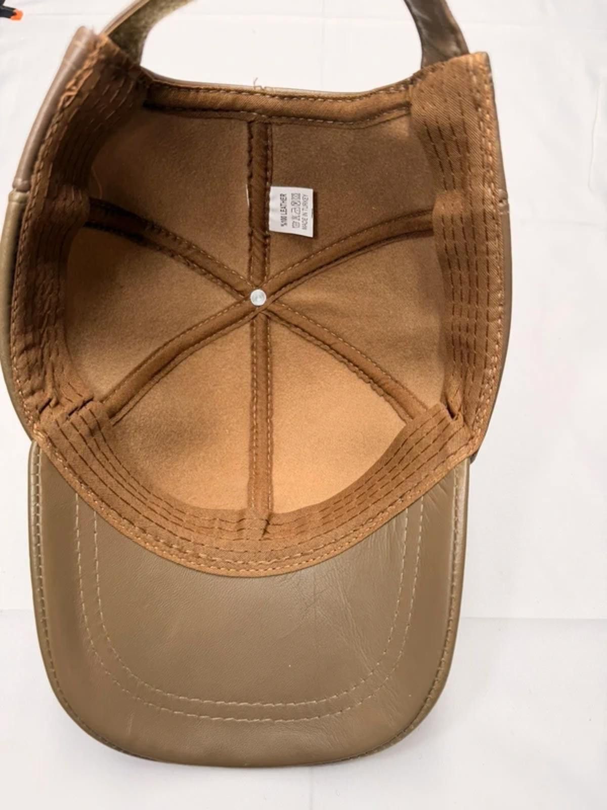 Other NEW Leather Baseball Cap - Premium Hat #025 Size ONE SIZE - 5 Thumbnail