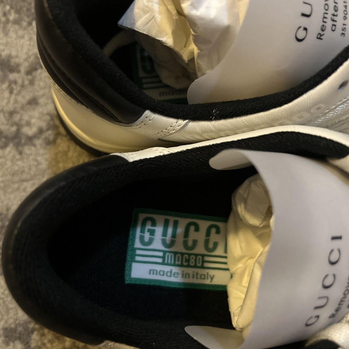 Gucci Gucci Mac80 Sneaker Off White Black size 37 Size US 7 / IT 37 - 5 Thumbnail