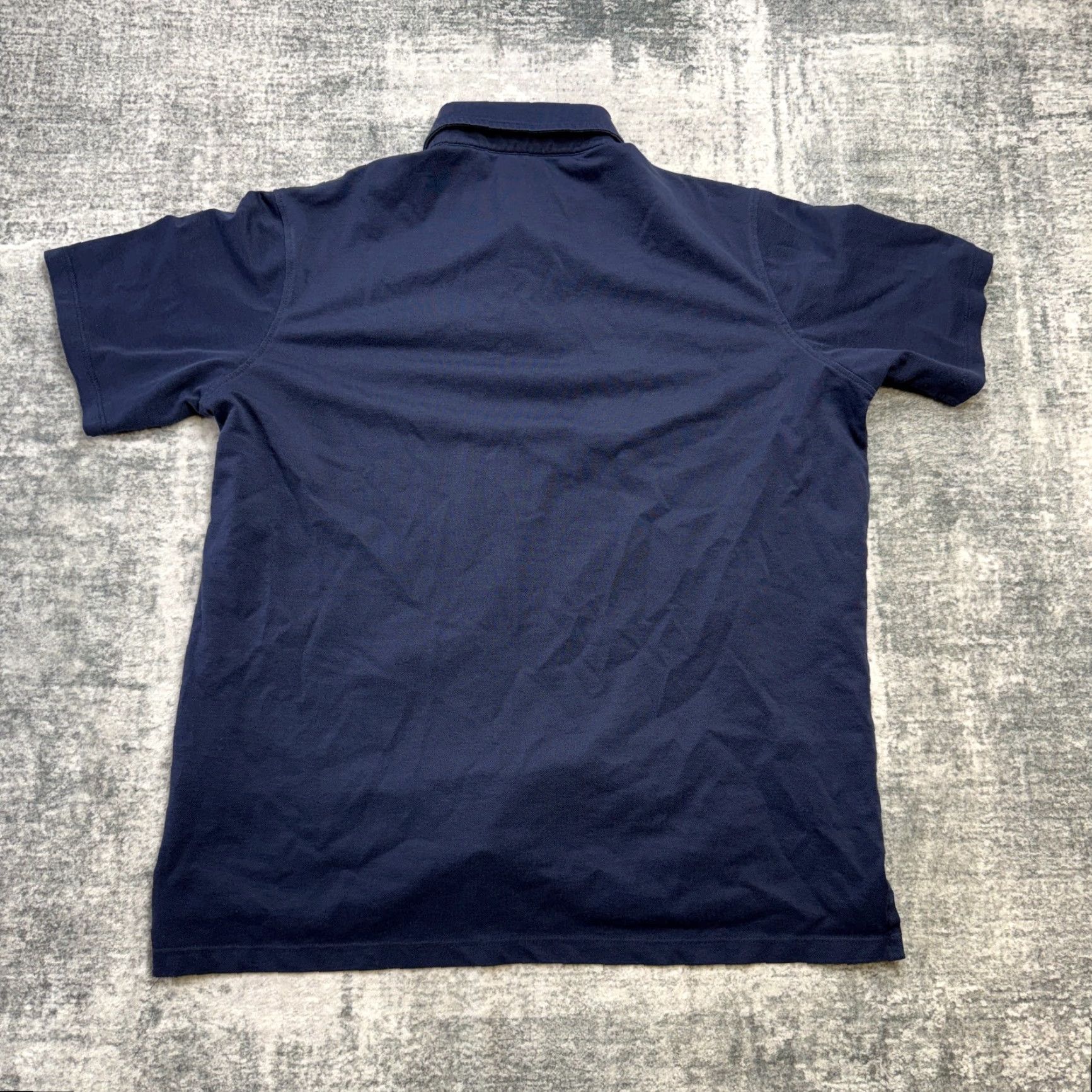 Vintage Greyson Polo Shirt Mens Large Navy Blue Pique Knit BRR Cooling Performance Golf Shirt Size US L / EU 52-54 / 3 - 5 Thumbnail