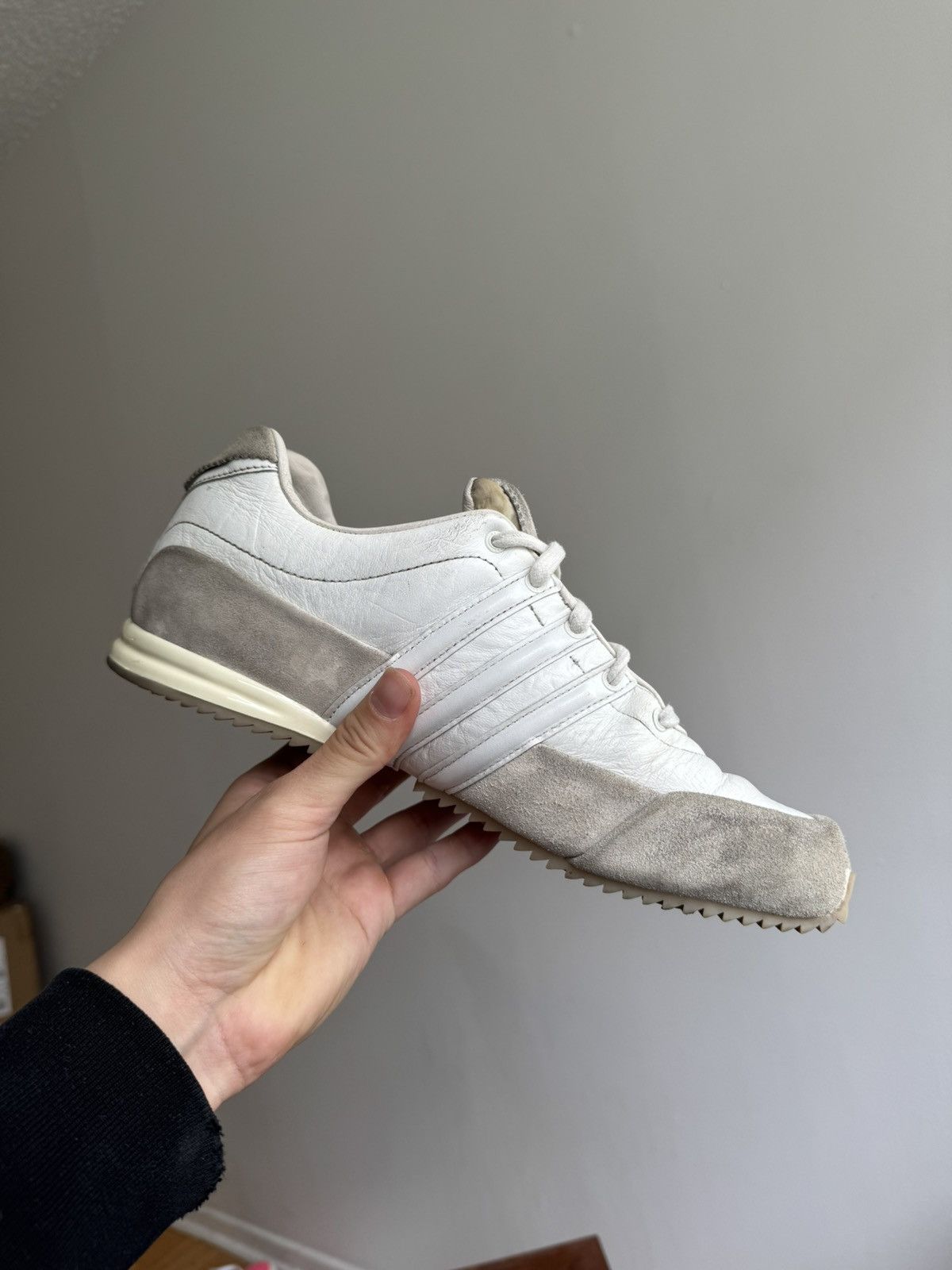 Y-3 White Sprint Sneakers Size US 8.5 / EU 41-42 - 6 Thumbnail
